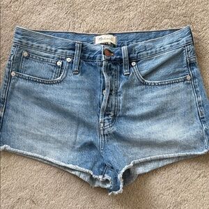 Madewell Blue Denim Women Shorts